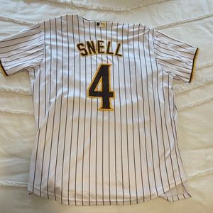 Blake Snell - San Diego Padres Pinstripe Jersey #4